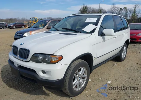 2005 BMW X5 3.0I from USA, damaged, VIN 5UXFA13515LY20595